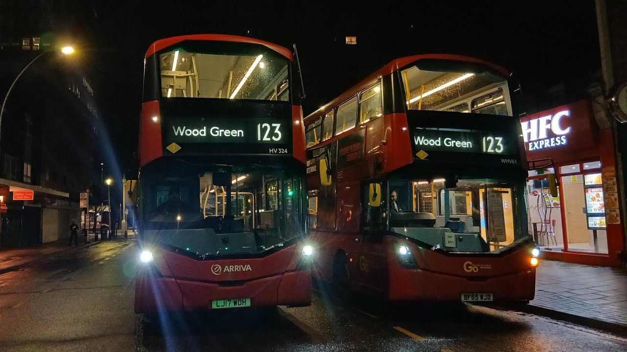 Journey on Route 123 | Go Ahead London | WHV61 | Part 2