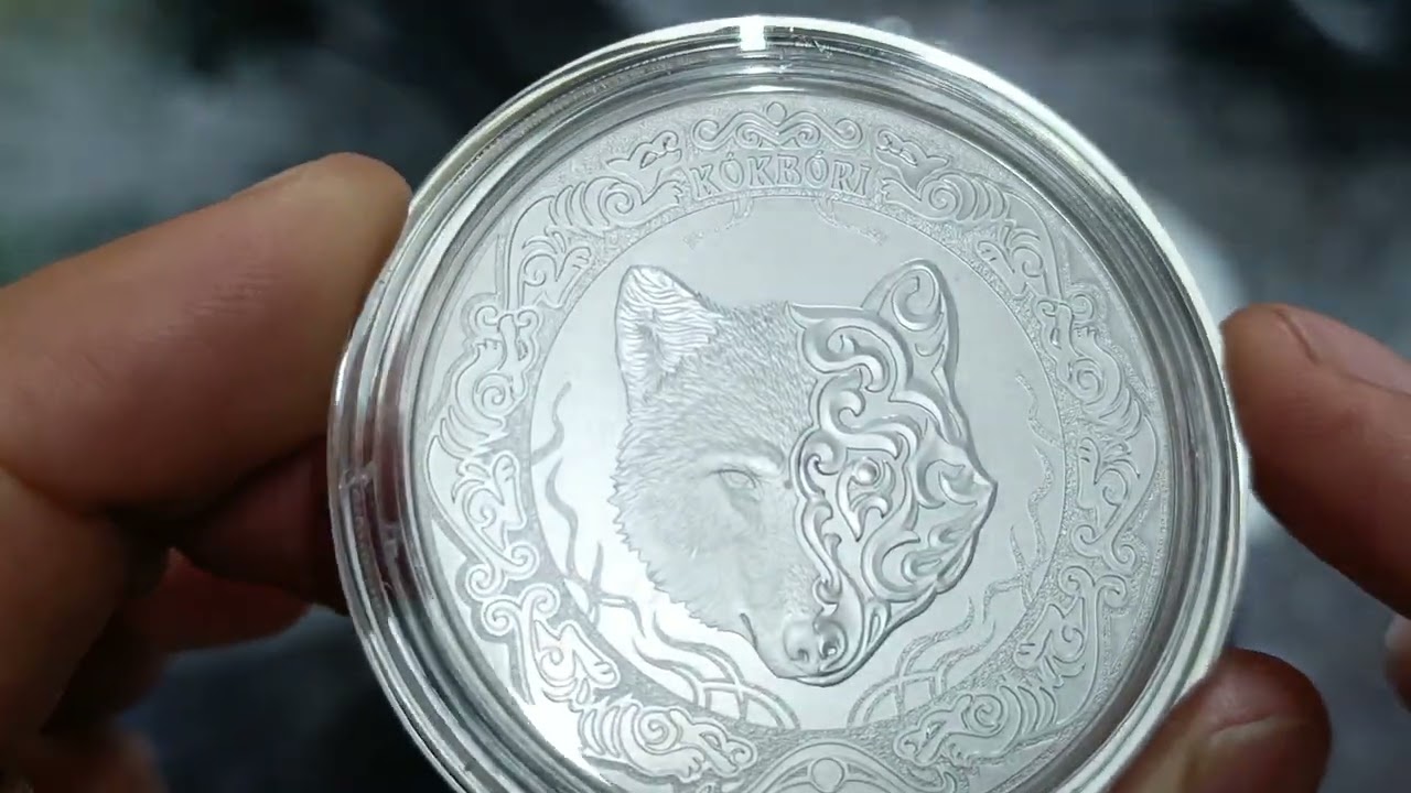 Редкая монета Брак Раскол штемпеля. Кокбори 2023 10oz.