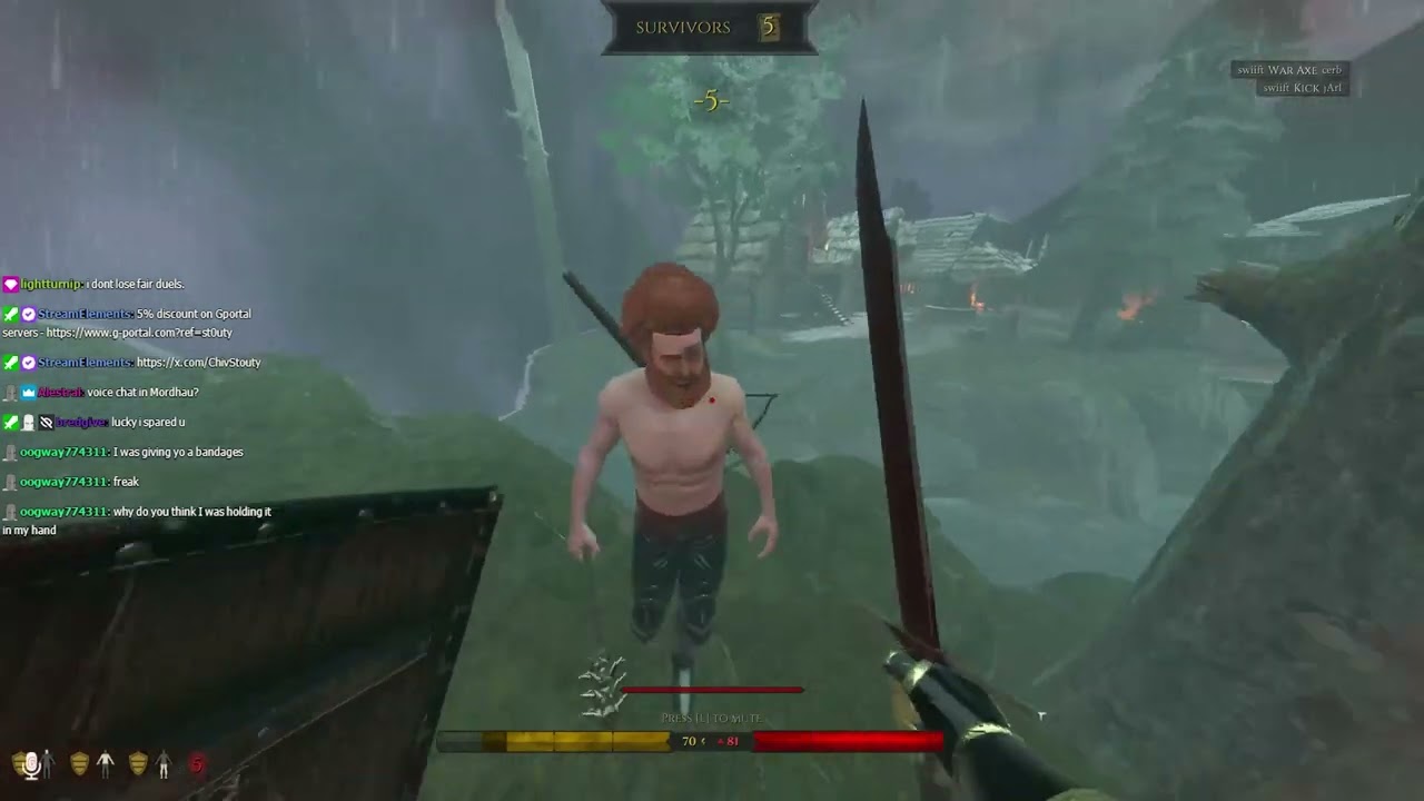 Mordhau VoIP mod is humorous