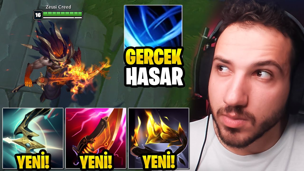 Gerçek Hasar Gibi Vuran Sezon 14 Yasuo Buildi | KassadinsCreed