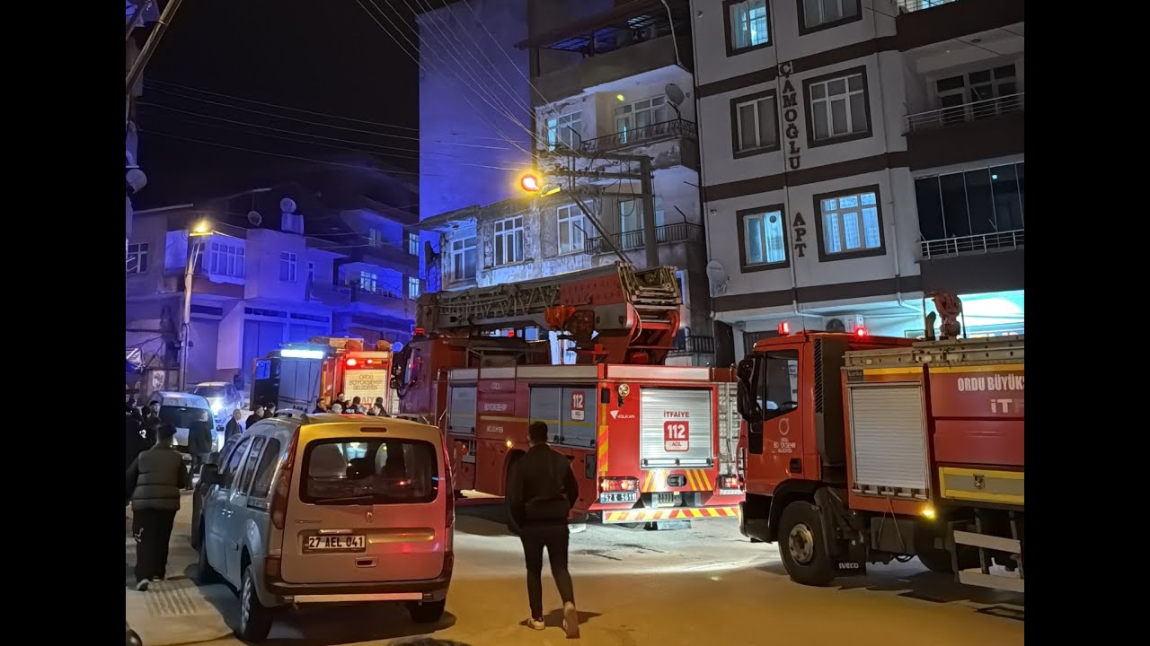 Ünye’de Yangın İhbarı Ekipleri Harekete Geçirdi
