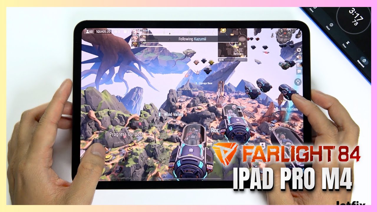 iPad Pro M4 Farlight 84 Gaming test | Apple M4, 120Hz Display