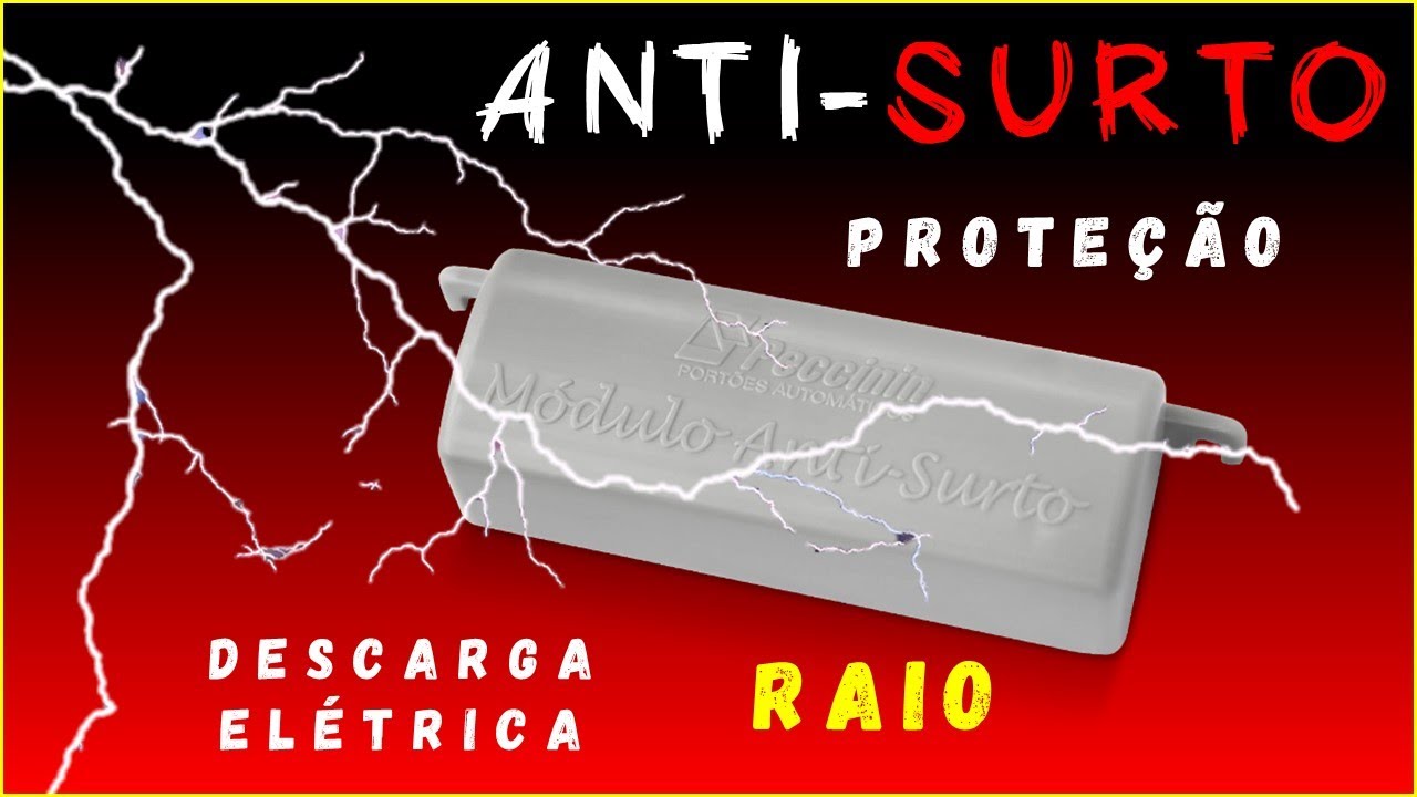 Como Proteger a Placa Utilizando Módulo ANTI-SURTO Nice Peccinin Serve Qualquer Motor Mercado