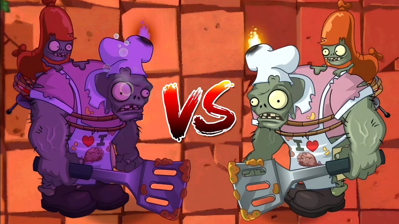 Gargantuar Zombies Vs. King of the Grill Gargantuar / Plants Vs. Zombies 2