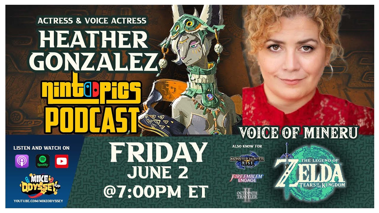 Chatting Heather Gonzalez voice of Mineru from Tears of The Kingdom! S2 Ep4