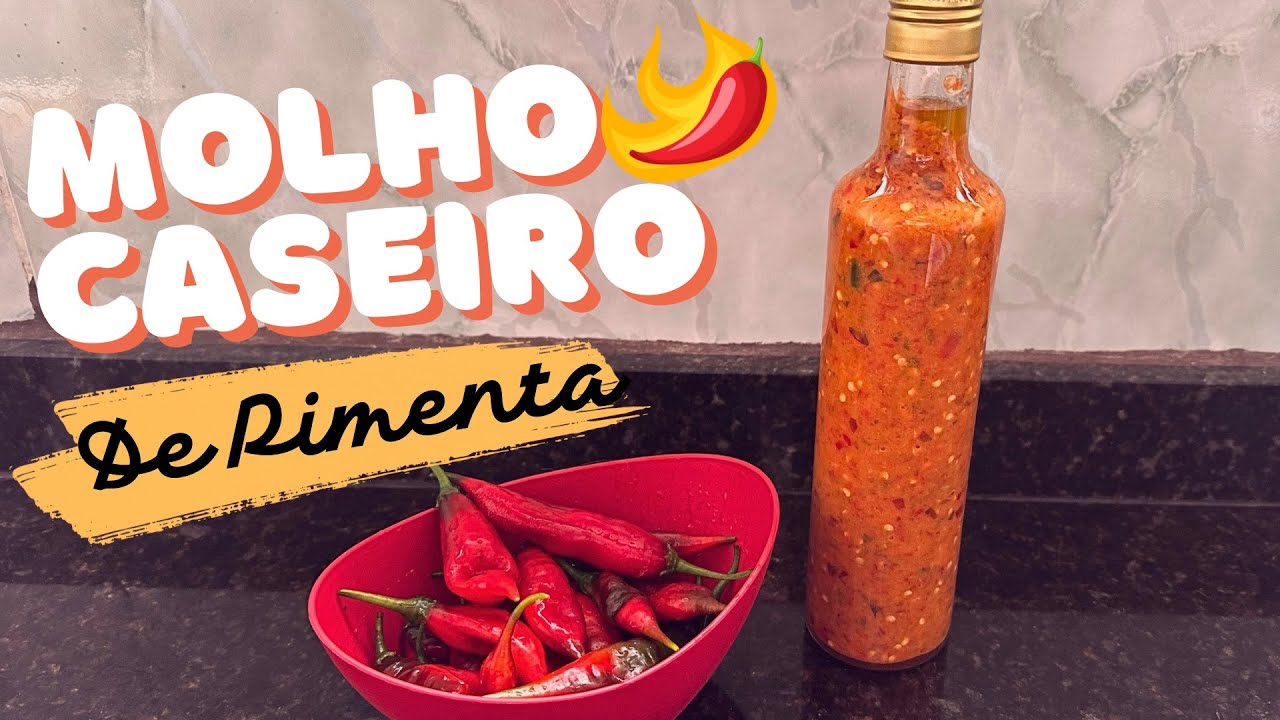 Molho Caseiro de Pimenta Dedo de Moça, da Minha Plantação Caseira!