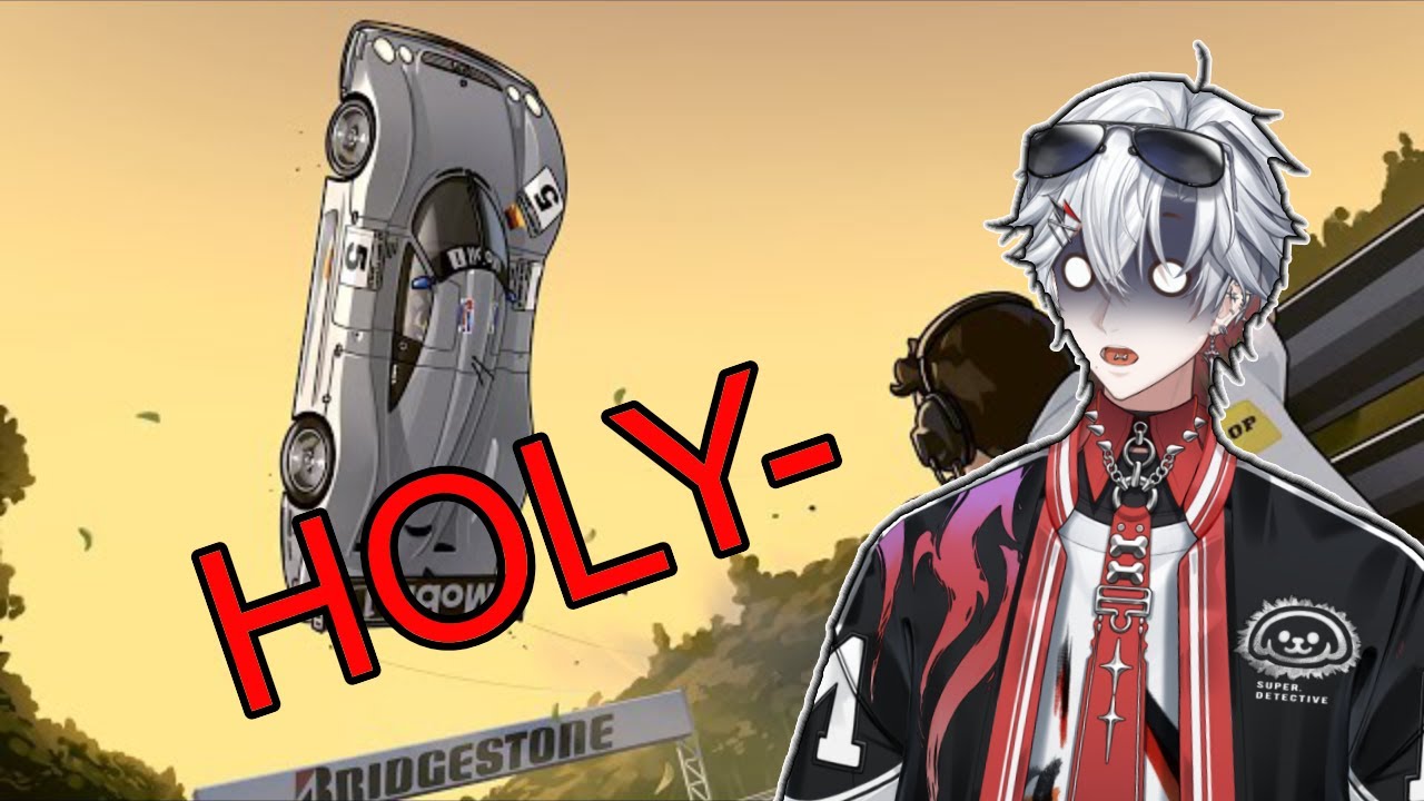 Car VTuber reacts to 'Racing's Most Bizarre Accident' by EmpLemon