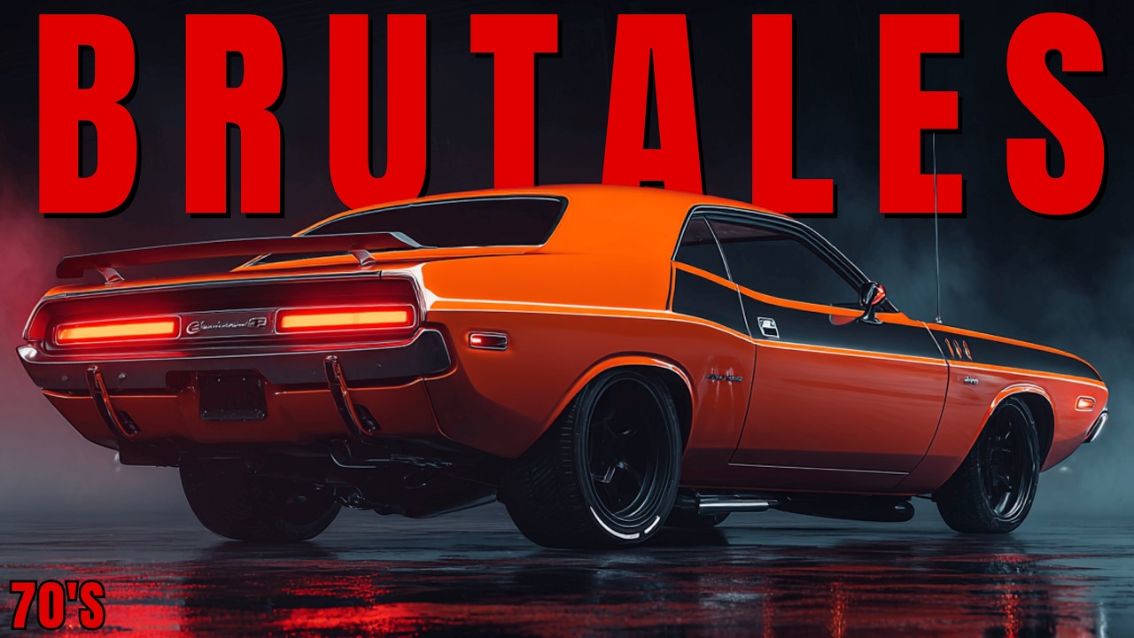 Los 10 Coches Americanos Más Rápidos y Brutales de Los Años 70's que Marcaron la Historia!