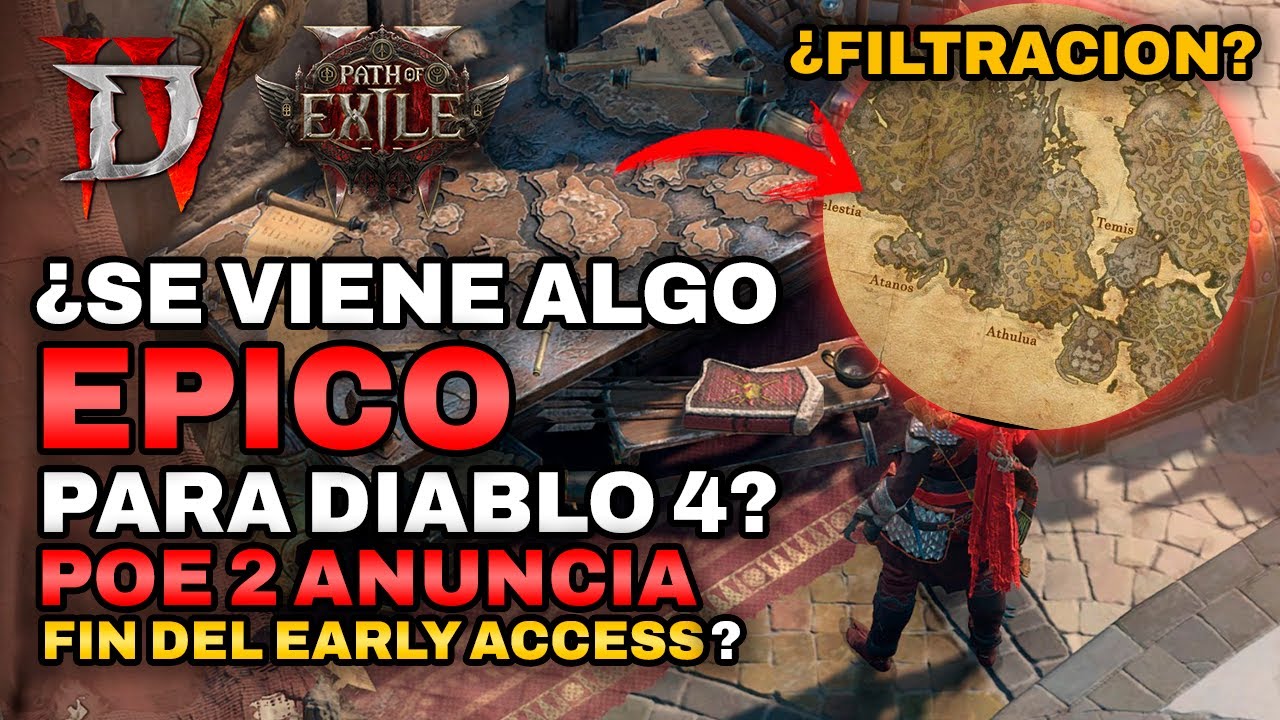 DIABLO 4 ¿Mapa Filtrado? 🤯 + NUEVA EXILECON 2026 en PATH OF EXILE 🔥