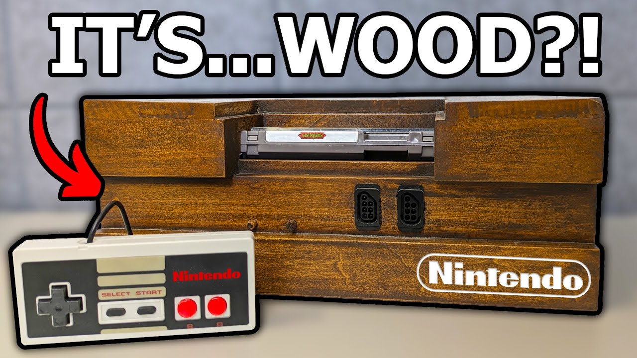 I bought an NES console... but it's made of WOOD?? 😮