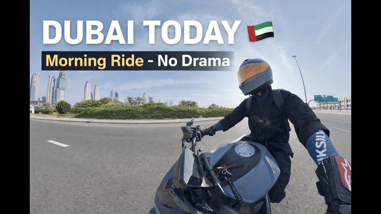 Dubai Today 🇦🇪 | Calm Morning Ride