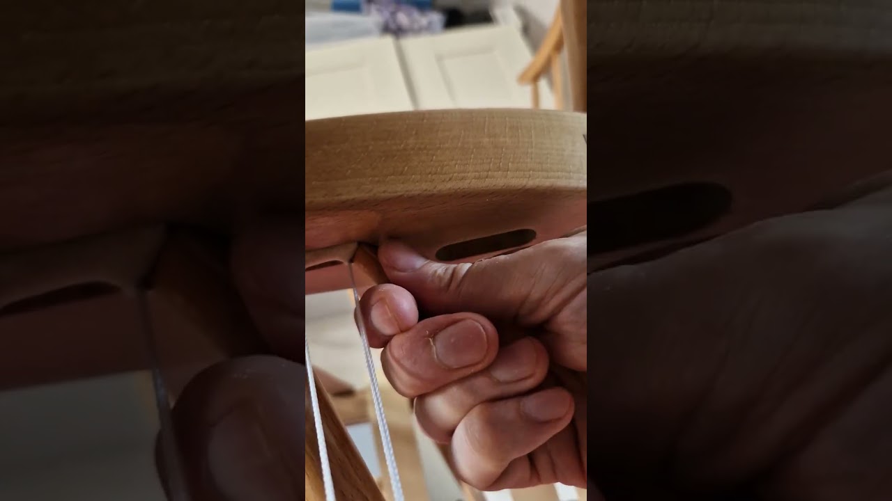 Fitting pirrelli webbing to an ercol chair