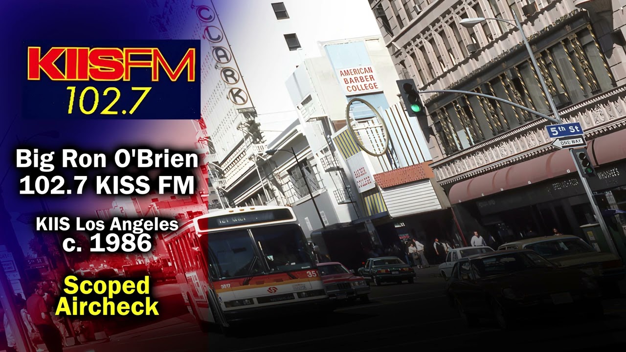 Big Ron O'Brien on 102.7 KIIS FM Los Angeles (1986)