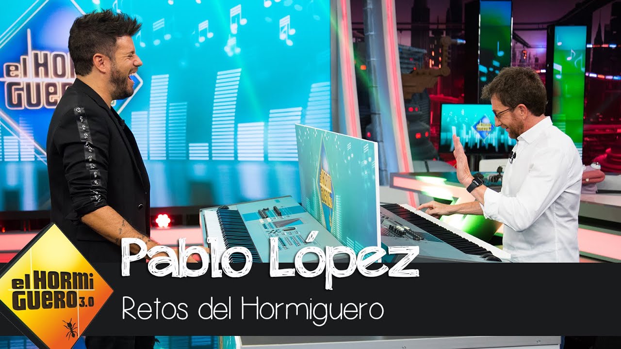 Pablo López y Pablo Motos en un divertido duelo a piano - El Hormiguero 3.0