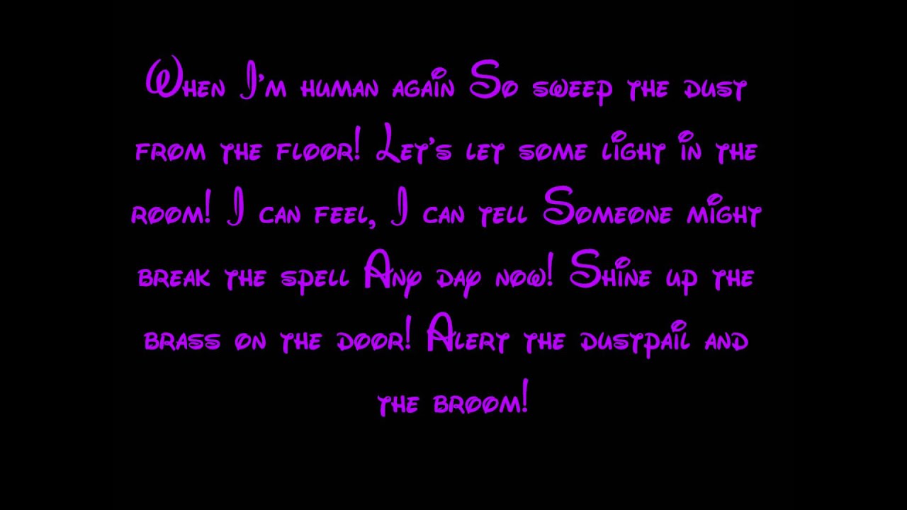 Human Again - Beauty And The Beast Lyrics HD