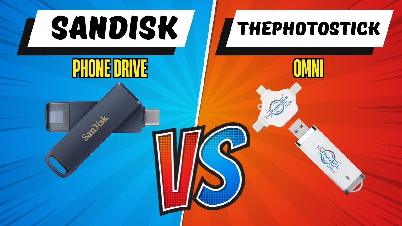 SanDisk vs ThePhotoStick Omni Review &mdash; Which Saves Your Photos Better?