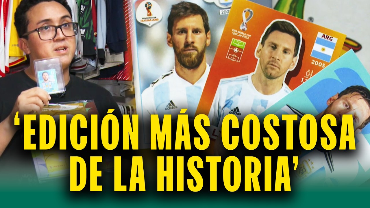 'Los stickers m&aacute;s valiosos': &Aacute;lbum del mundial despierta la pasi&oacute;n por la colecci&oacute;n