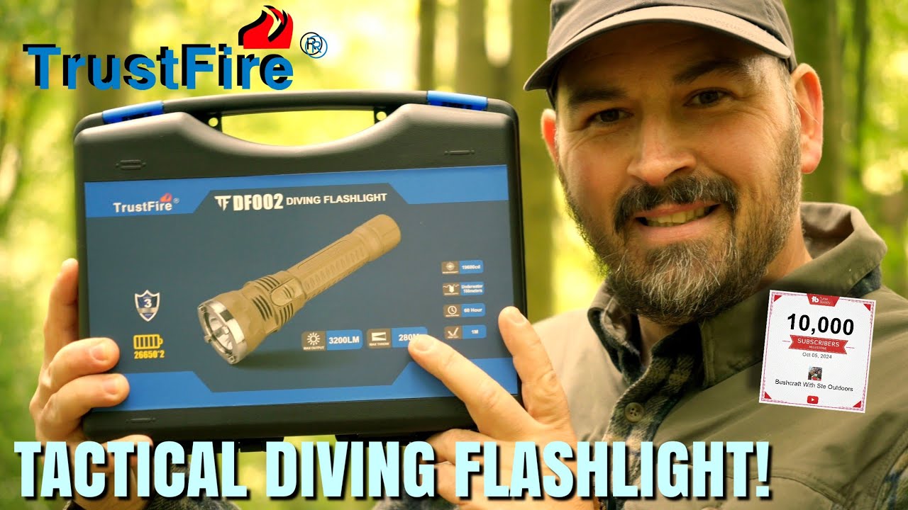 3200 Lumen Tactical Style Diving Flashlight! From Trustfire. Is It Any Good!?