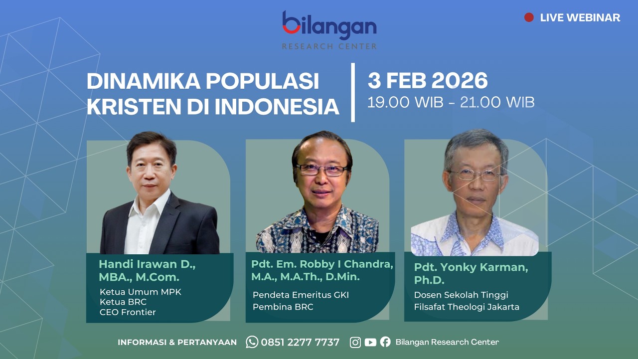 SEMINAR ONLINE BRC : DINAMIKA POPULASI KRISTEN DI INDONESIA