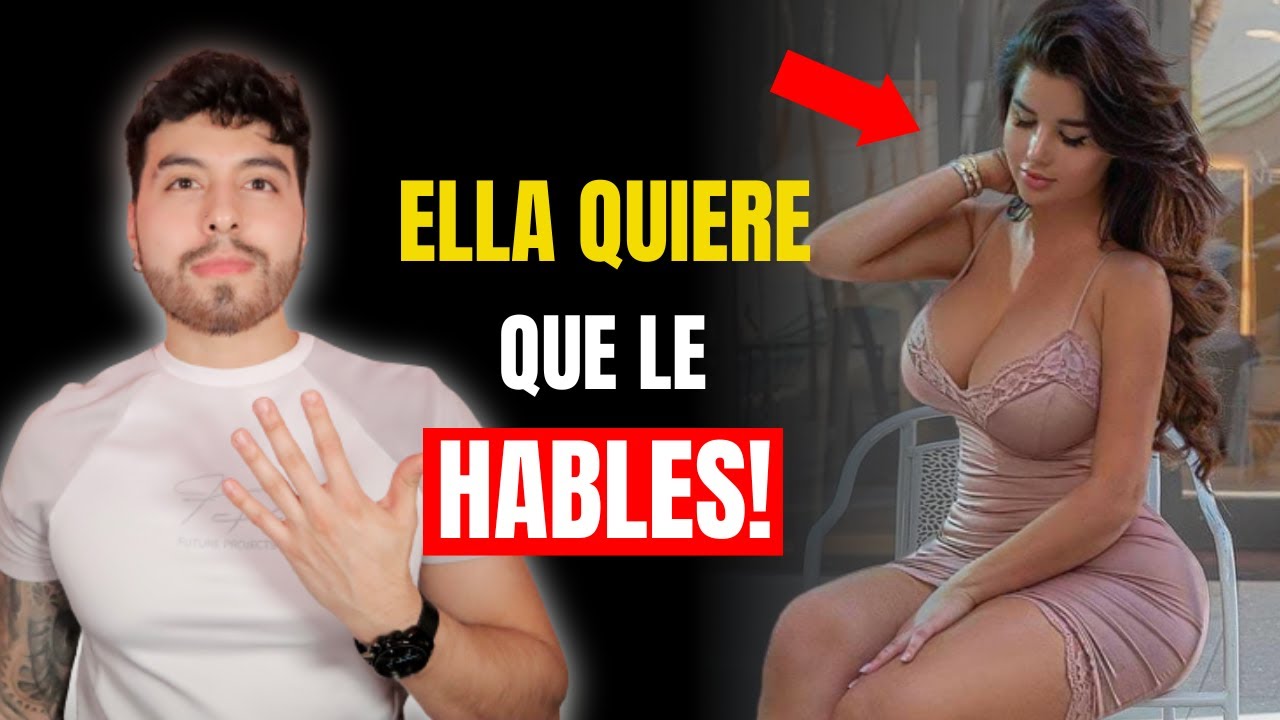 5 Señales que hace una mujer cuando quiere que le hables