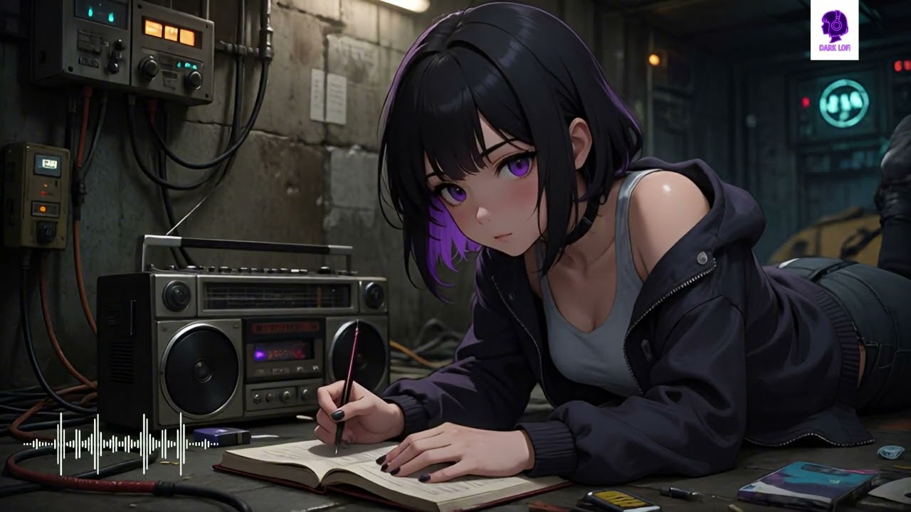 Dark Lofi for Studying Alone 🌙 | Deep Focus Beats for Late Night Writing