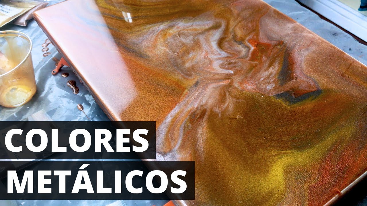Cómo Hacer Cubiertas En Colores Metálicos Con Resina Epoxica | Cubiertas Epoxi