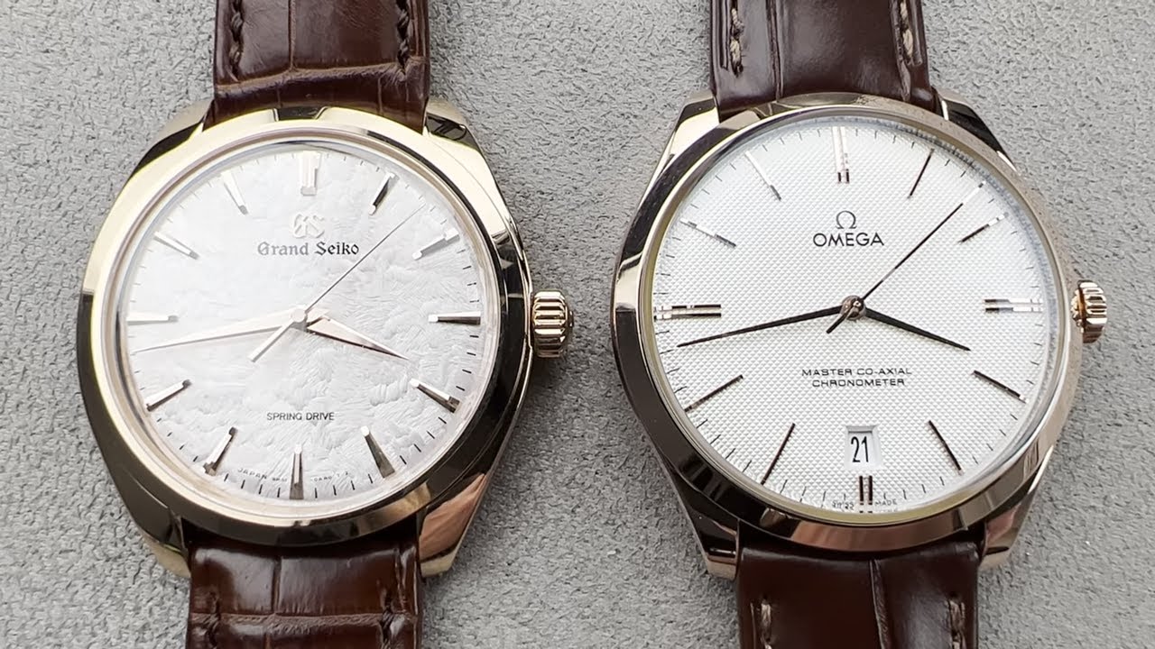 Omega De Ville Tresor VS Grand Seiko Elegance SBGY026 vs 432.53.40.21.01.002 Dress Watch Compared