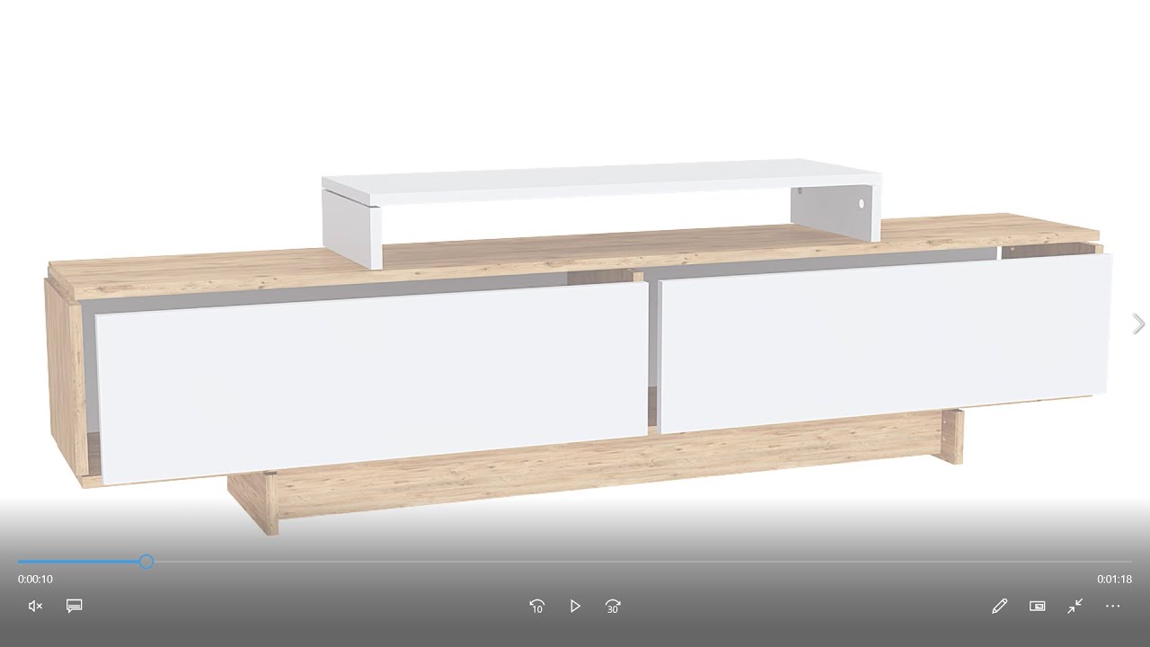 Grasyas TV Stand Animated Assembly Instructions