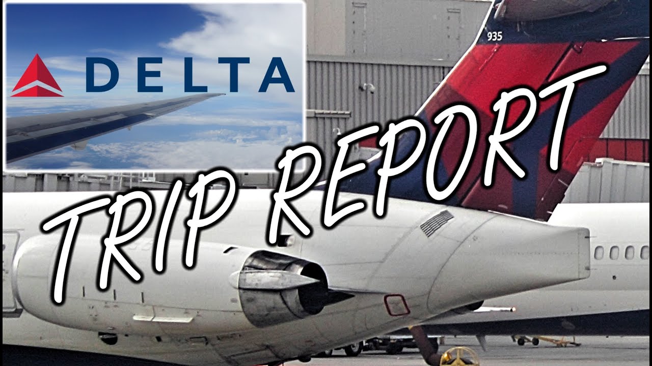 Delta Air Lines MD-80 / MD-88 Economy Trip Report / Flight Review with Engine View [MEM to ATL]