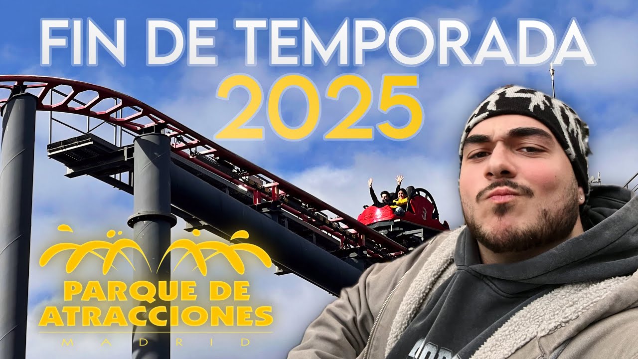 ÚLTIMO DÍA de TEMPORADA del Parque de Atracciones de Madrid 🕷️ | Vlog Enero 2026