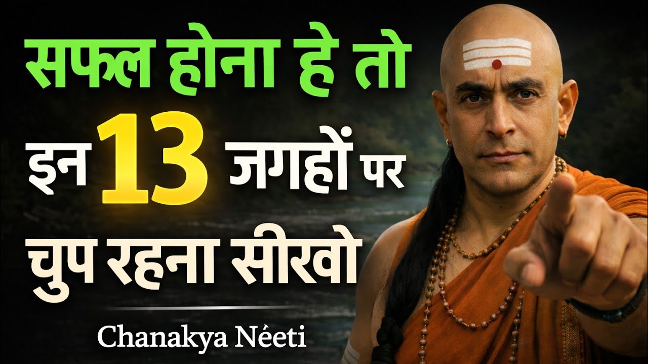 अगर सफल होना है तो इन 13 जगहों पर चुप रहना सीखो | Chanakya Niti Motivation