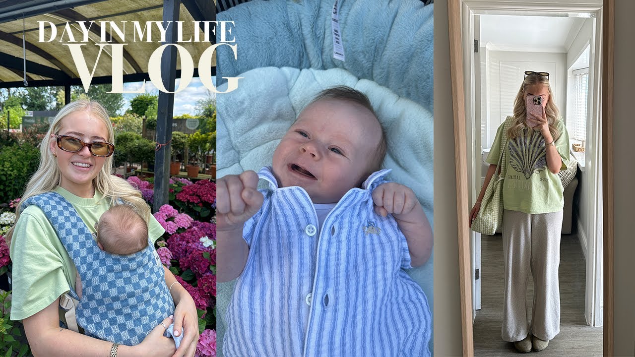 SPEND THE DAY WITH ME | garden centre trips, clothing haul + first BBQ of the year!!