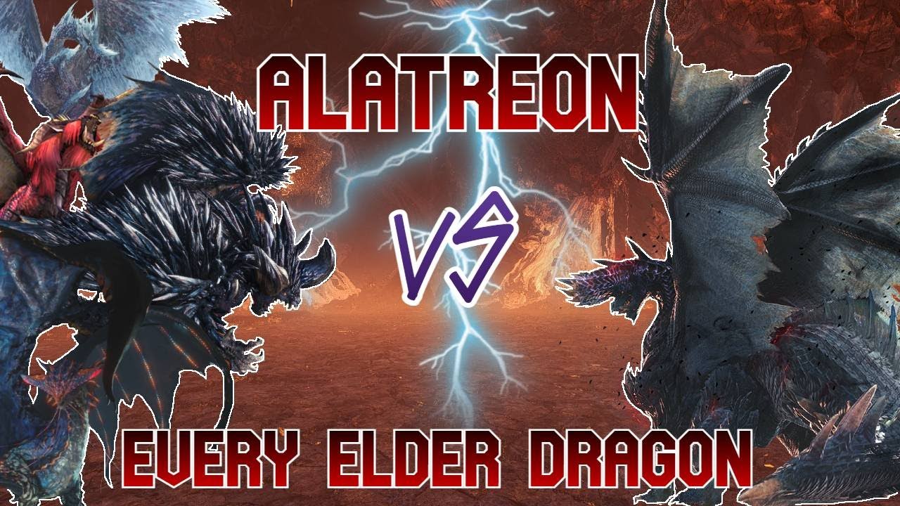 Alatreon VS Every Elder Dragon: How many Elder Dragons can Alatreon defeat? (Monster Hunter World)