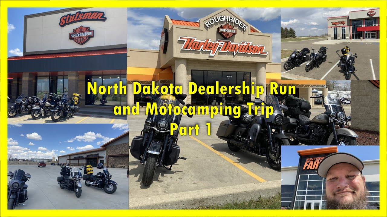 2020 Harley Davidson Heritage 114 - North Dakota Dealership Run and Motocamping Trip part 1