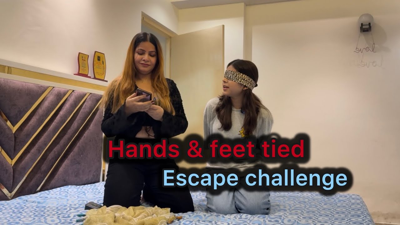 Hands & Feet Tied Escape Challeng😱 I Ultimate Hand & Feet Tied Challenge - Who Will Win?