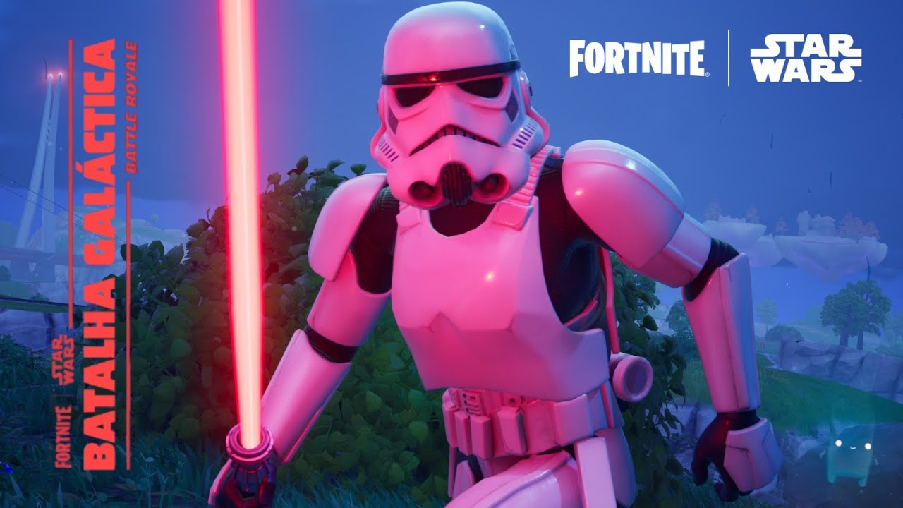 FORTNITE: C6MT1 - BATALHA GALÁCTICA: STORMTROOPER DE SABRE VERMELHO