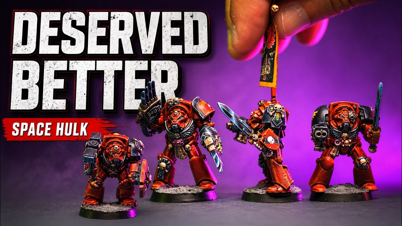 THEY DESERVED BETTER - refurbishing Blood Angels  Space Hulk