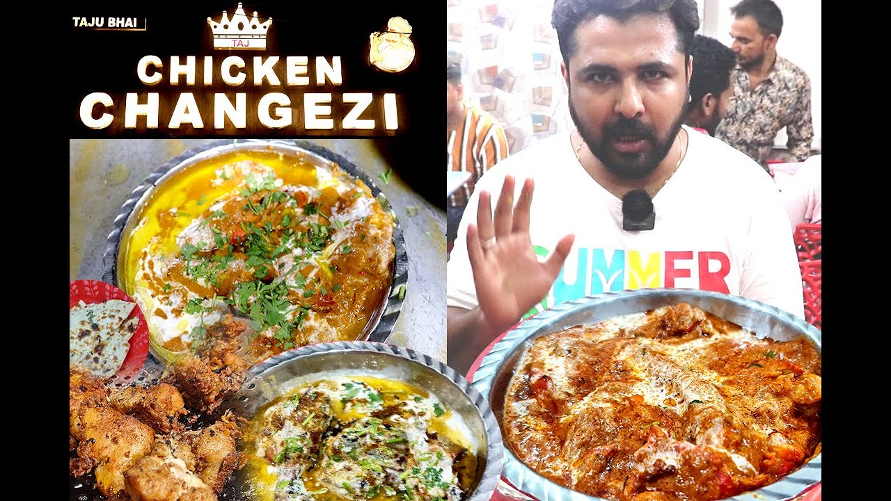 New style पुरानी दिल्ली का famous | CHICKEN CHANGEZI | Taj Qureshi ka changezi | street food India