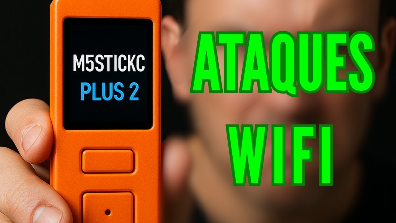 Hackear redes WiFi en Segundos &iquest;Juguete de hackers? | M5stickc Plus 2 - Bruce Firmware