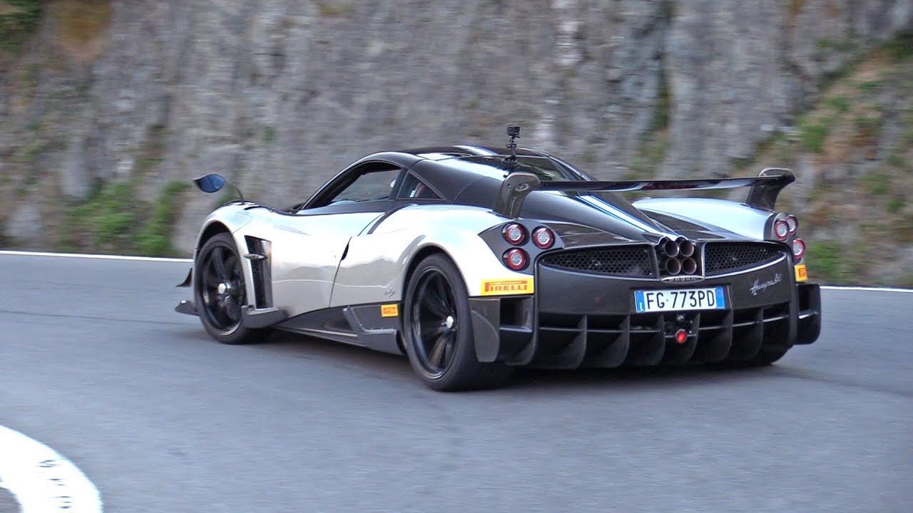 Pagani Huayra BC Accelerating, Drag Racing & More!