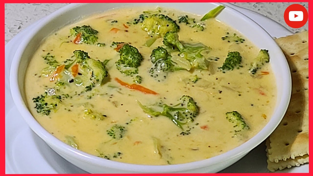 SOPA DE BROCOLI CON CREMA | COMO HACER SOPA O CREMA DE BROCOLI