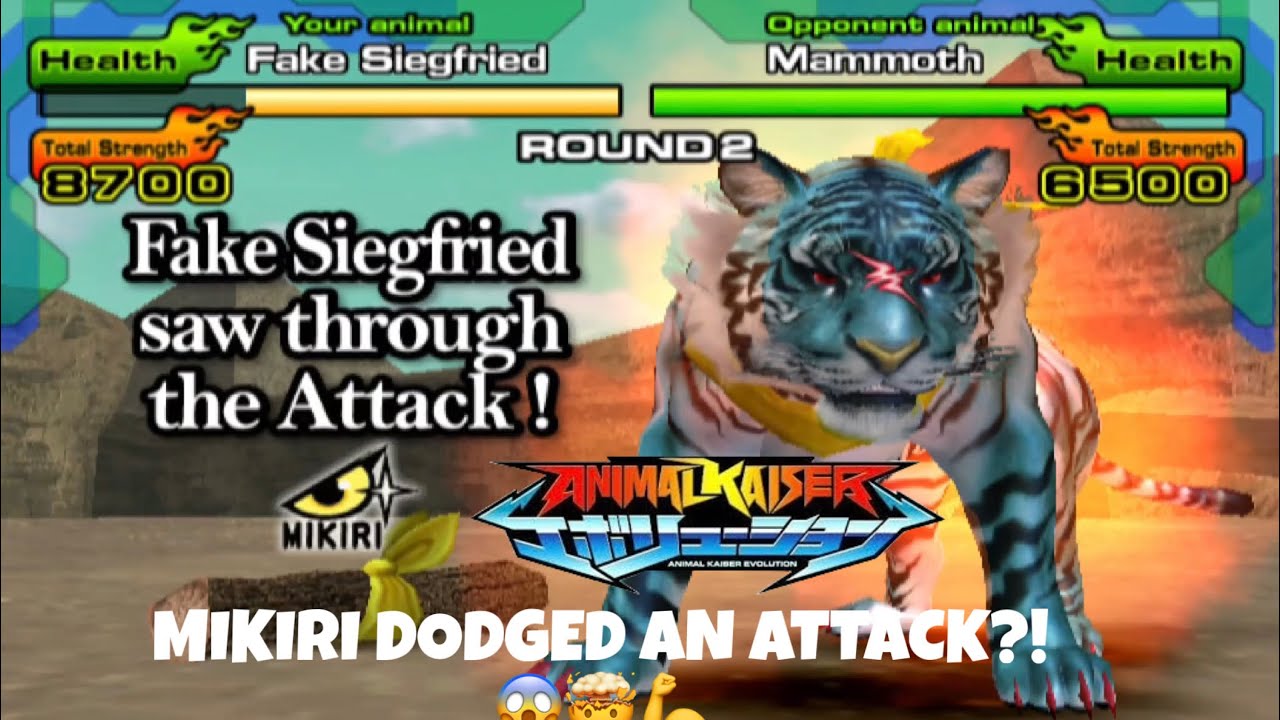 *FAKE SIEGFRIED APPEARS IN EVO 1?!🥷🐯* Animal Kaiser Evo 1!!!