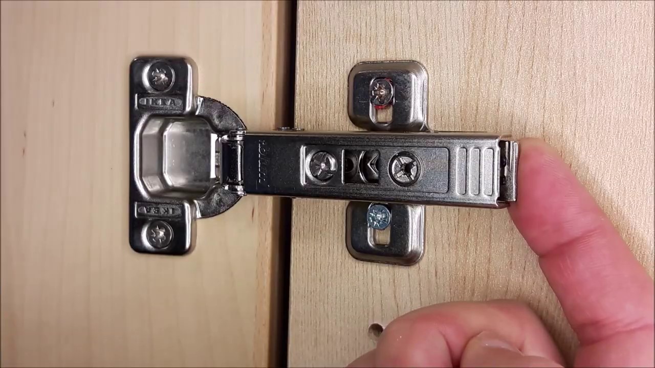Ikea wardrobe hinge adjustment