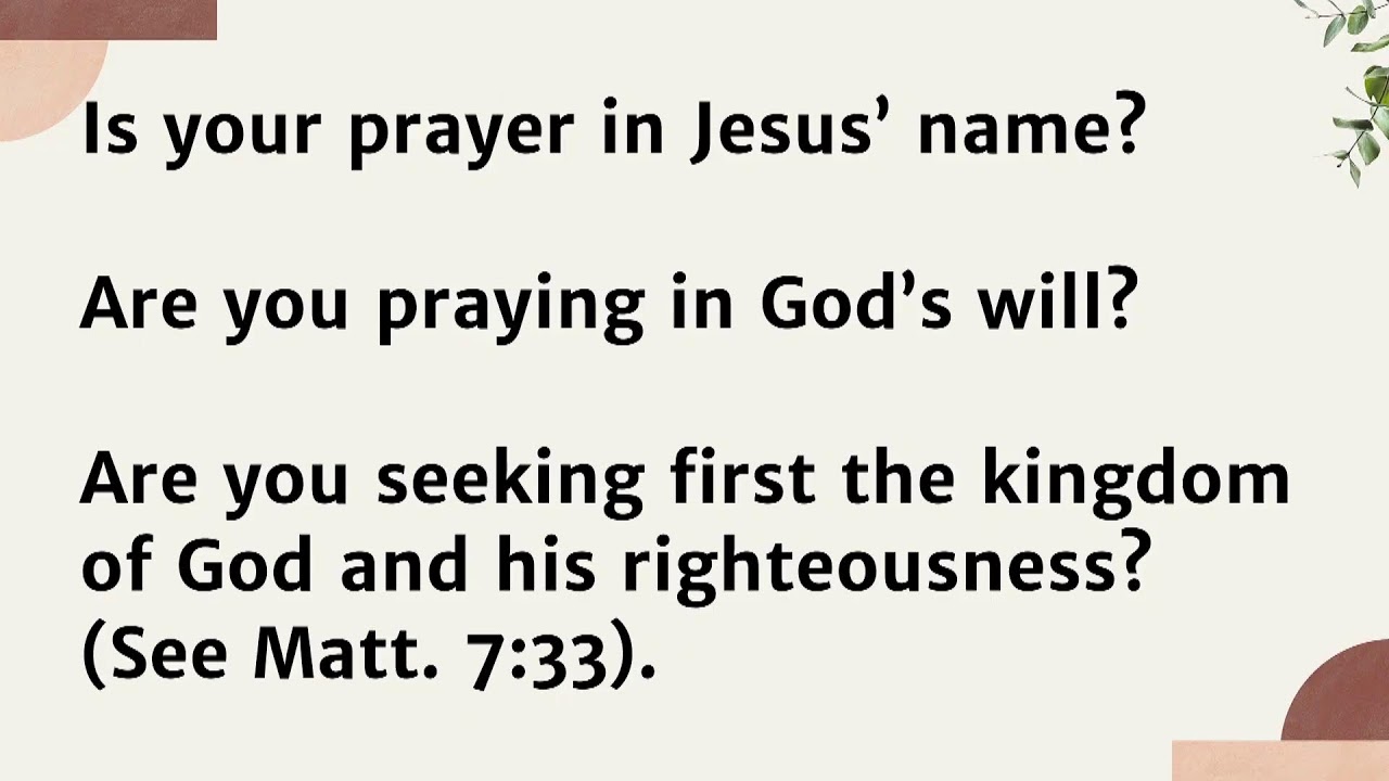 Sunday Worship Service 1/25/2026