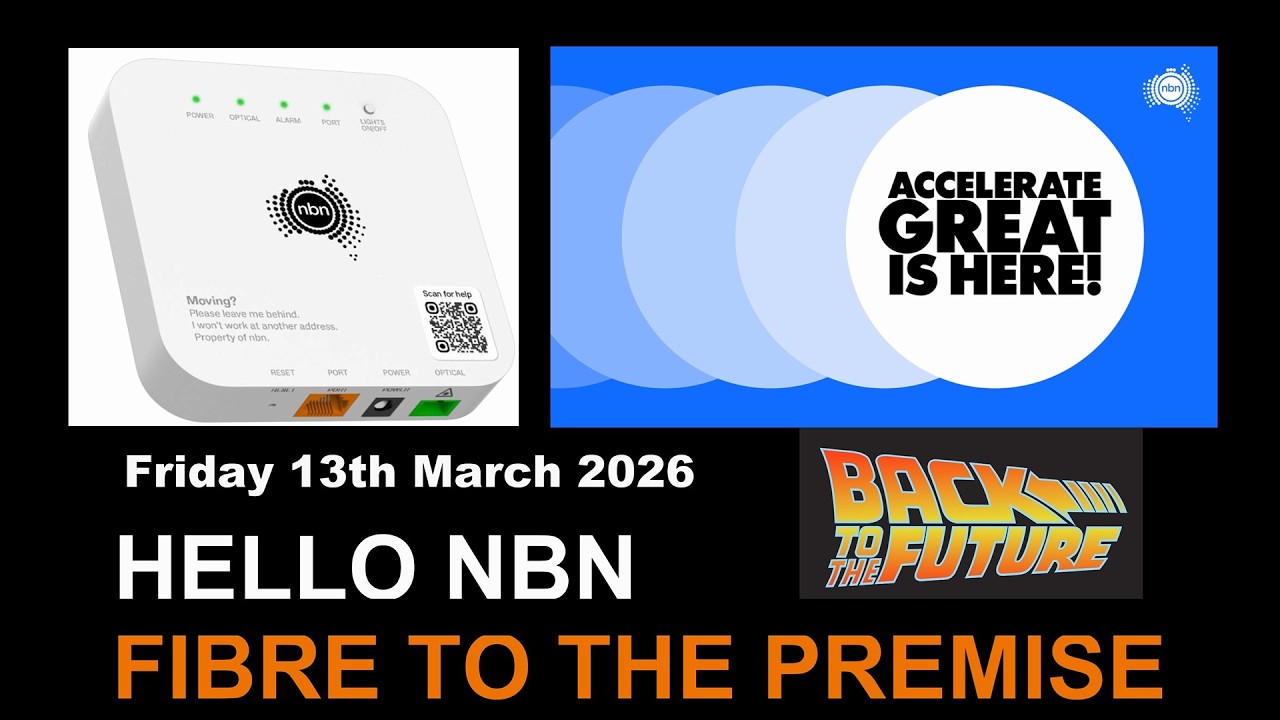NBN - Hello FTTP - Time to say goodbye 5G Home Broadband and junk FTTN