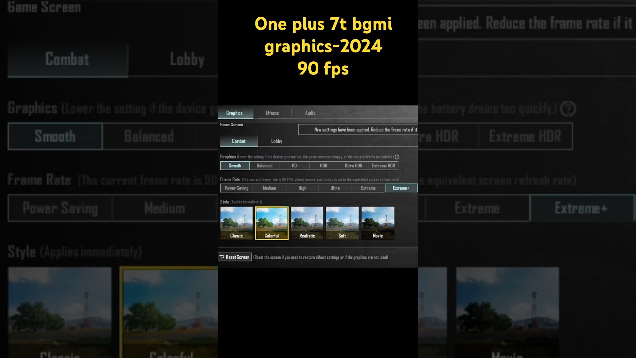 One plus 7t PUBG bgmi graphics in 2024 #bgmi #pubgmobile #oneplusace #oneplusmobile #oneplusindia
