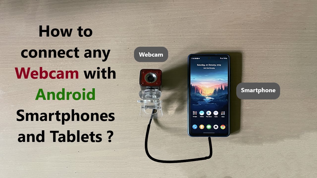 Как подключить веб-камеру к смартфонам и планшетам Android?