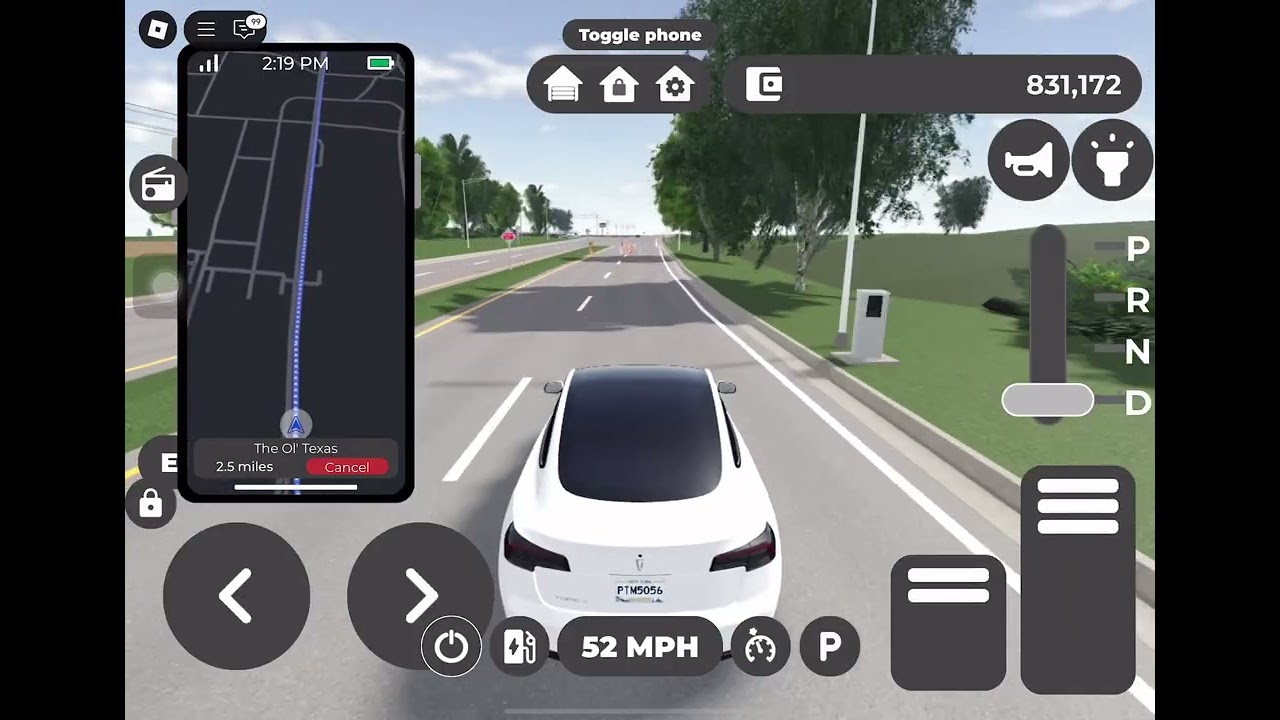 Driving from Rensselaer county to Greenville in Roblox 