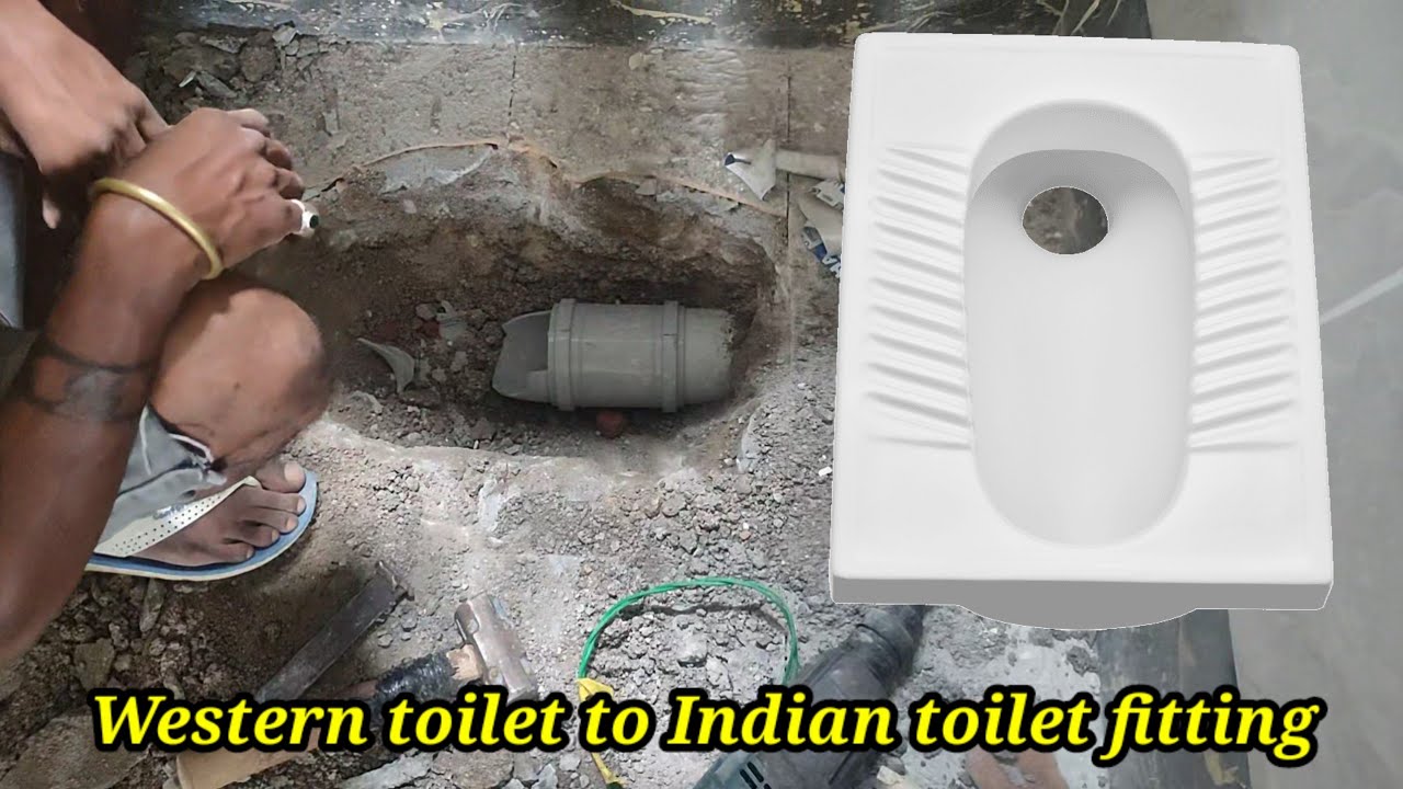 How to Convert Western Toilet to Indian Toilet | Indian Toilet Fitting