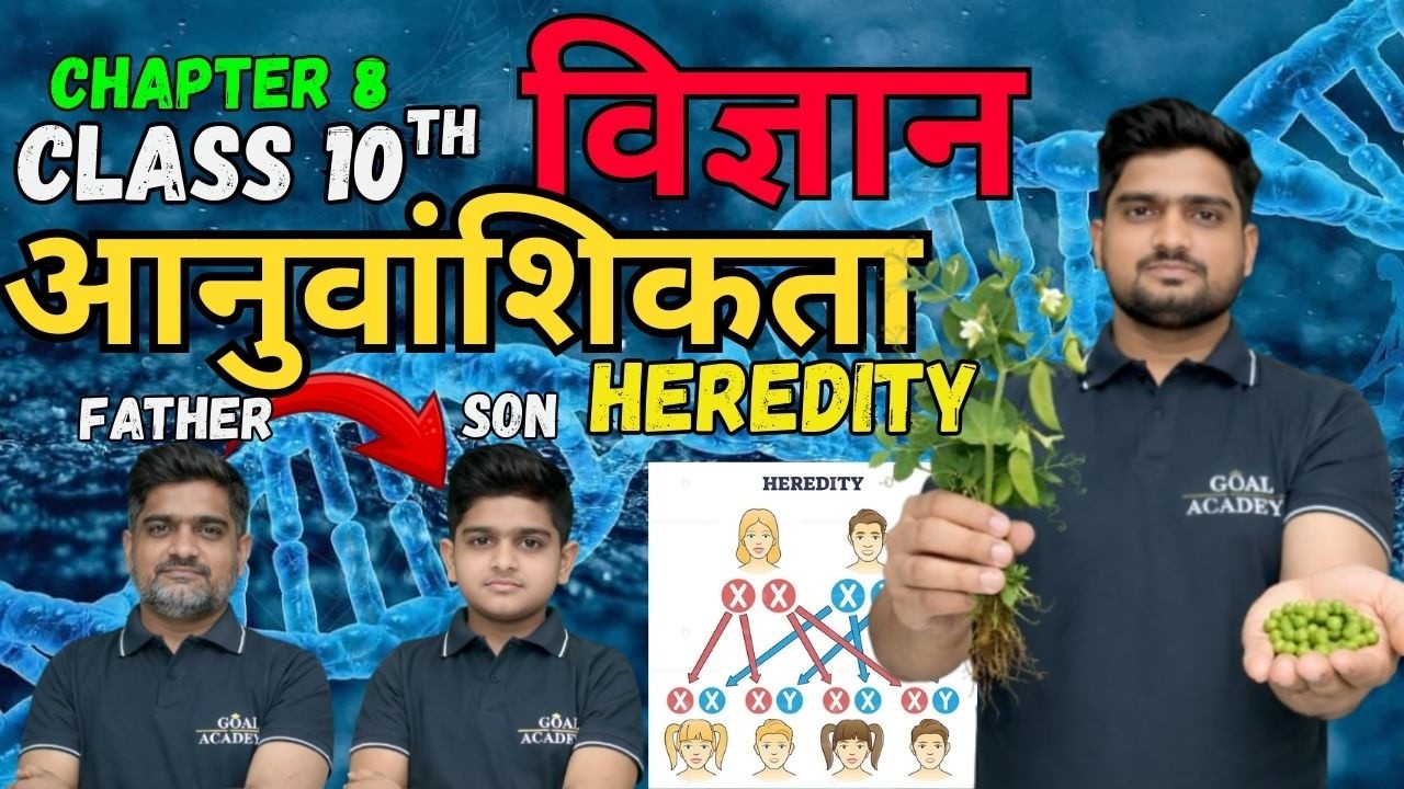 आनुवंशिकता Heredity complete chapter  class 10th biology important# class 10th science #mohit sir